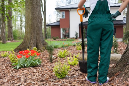 Local fencing contractor replacing a broken fence panel