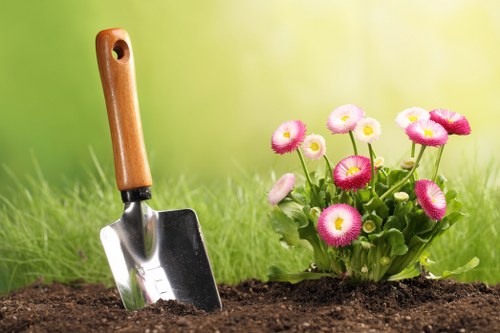 Professional garden redesign work by Ickenham landscapers